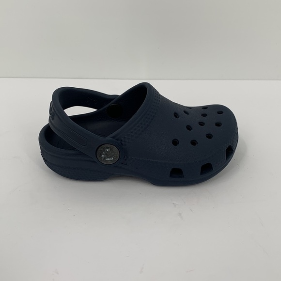 CROCs Classic clog shoe navy marine blue child boys infant baby 7 - Picture 8 of 8